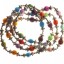 Collana sfere crochet e argentate