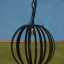 Lampadario di design in metallo nero